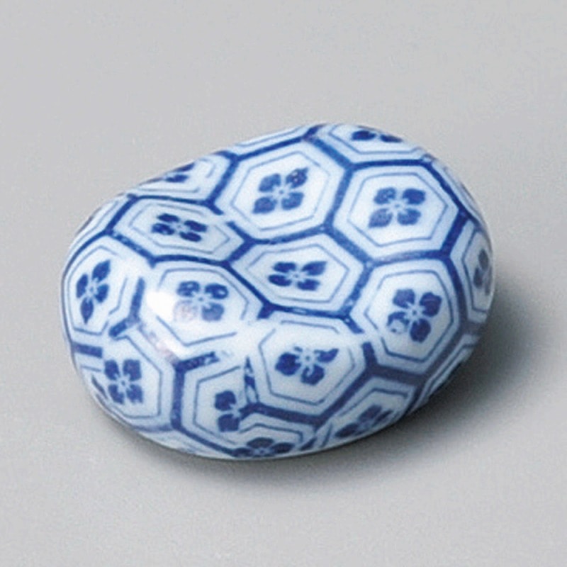 金正陶器 小豆亀甲箸置 1個(ご注文単位1個)【直送品】