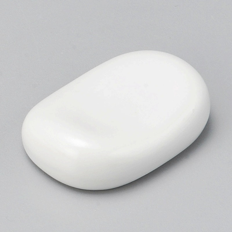 金正陶器 白小判箸置 1個(ご注文単位1個)【直送品】