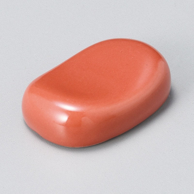 金正陶器 赤小判形箸置 1個(ご注文単位1個)【直送品】