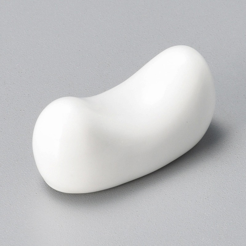 金正陶器 白枕形箸置 1個(ご注文単位1個)【直送品】
