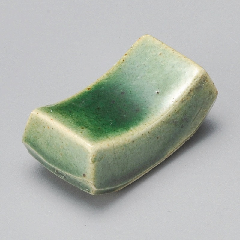 金正陶器 織部舟形箸置 1個(ご注文単位1個)【直送品】