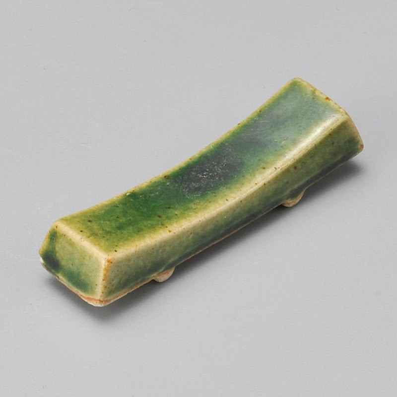 金正陶器 織部切板箸置 1個(ご注文単位1個)【直送品】