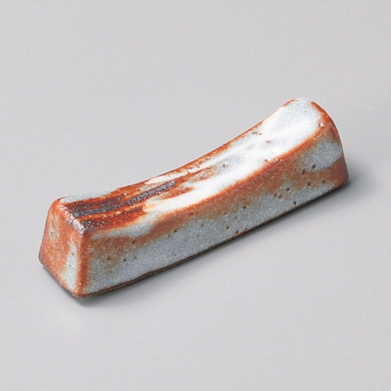 金正陶器 銀志野芦(土物)箸置 1個(ご注文単位1個)【直送品】