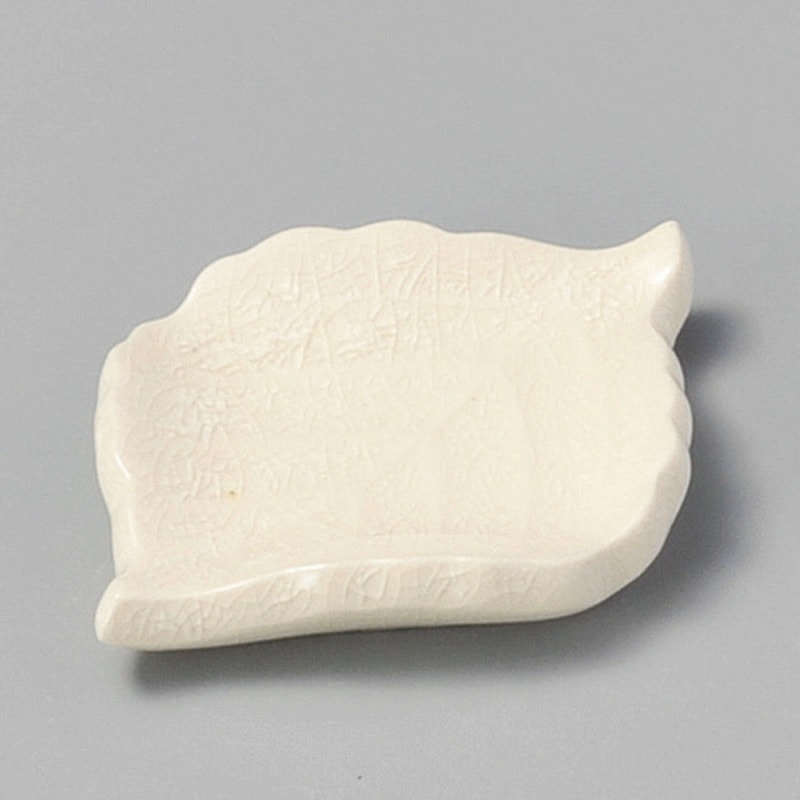 金正陶器 白木の葉箸置 1個(ご注文単位1個)【直送品】