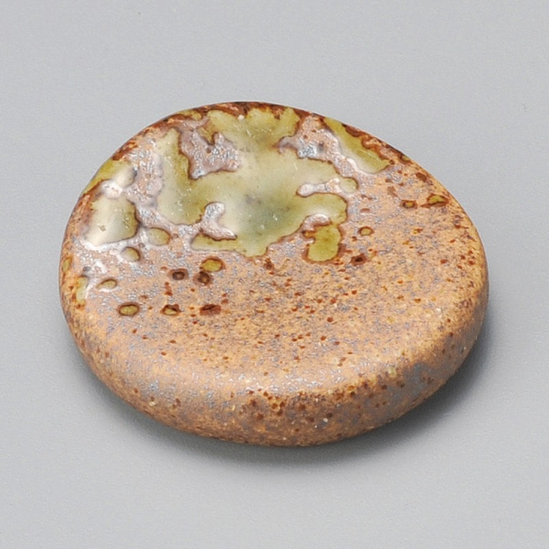 金正陶器 信楽織部流玉箸置 1個(ご注文単位1個)【直送品】