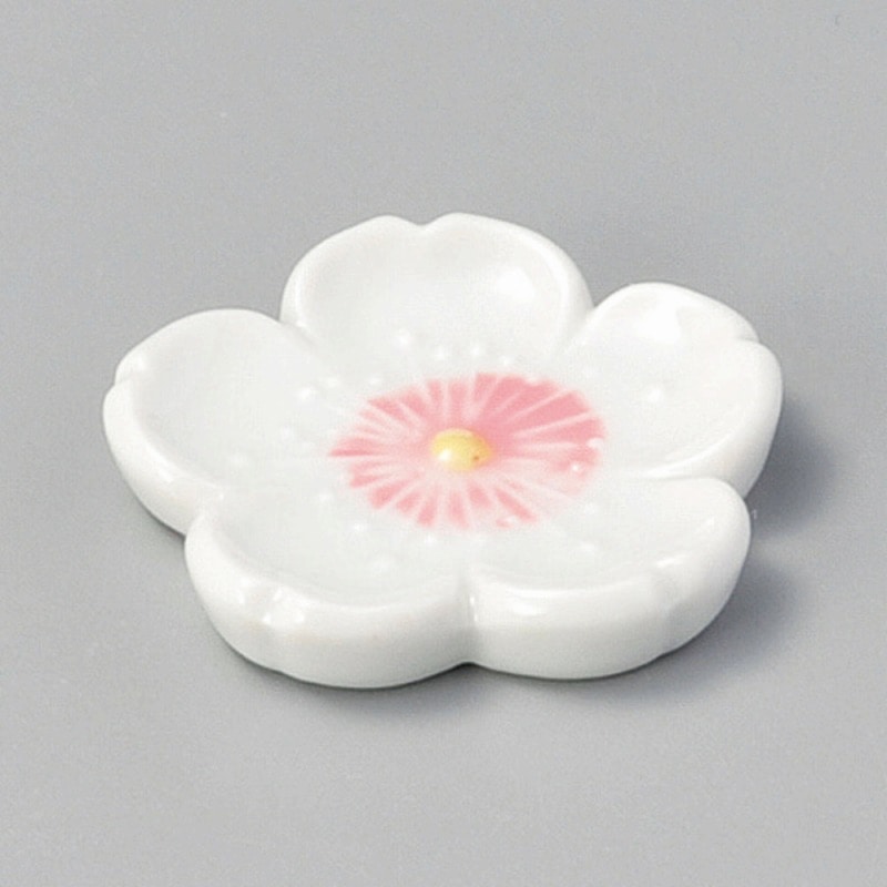 金正陶器 新桜花(中ピンク)箸置 1個(ご注文単位1個)【直送品】