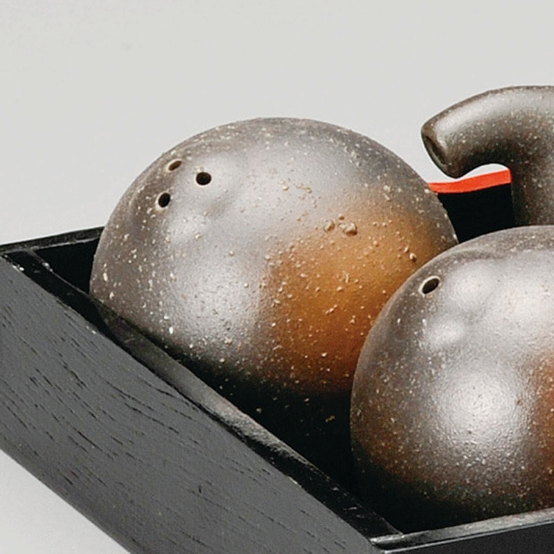 金正陶器 備前吹き三ッ穴 1個(ご注文単位1個)【直送品】