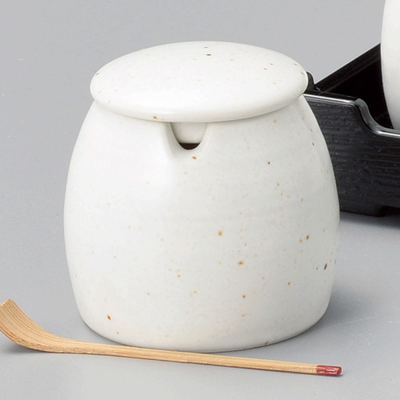 金正陶器 白備前辛子入 1個(ご注文単位1個)【直送品】