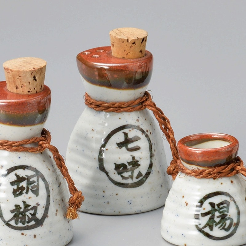 金正陶器 相撲型七味入 1個(ご注文単位1個)【直送品】