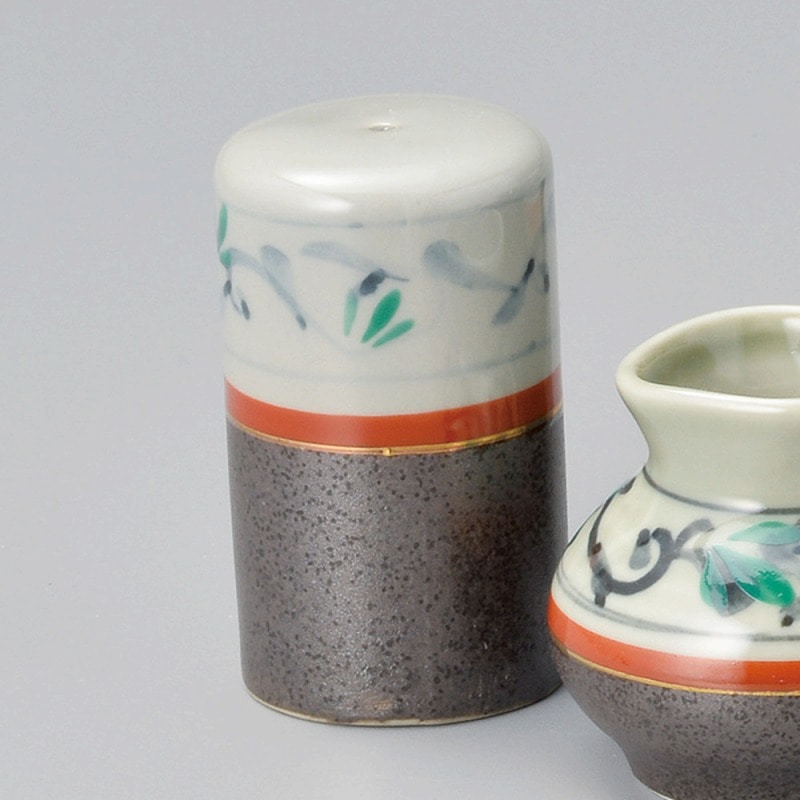 金正陶器 唐草塩入(一ツ穴) 1個(ご注文単位1個)【直送品】