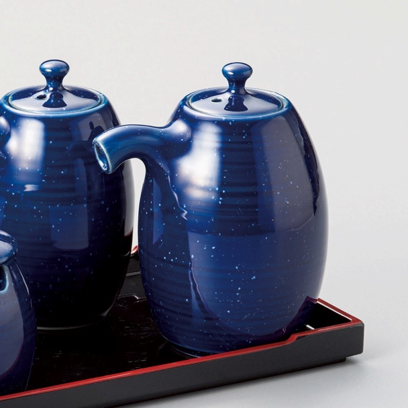 金正陶器 夜空夏目型汁次・大 1個(ご注文単位1個)【直送品】