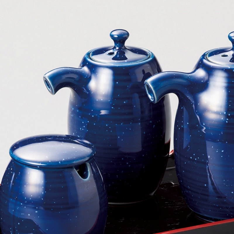 金正陶器 夜空夏目型汁次・小 1個(ご注文単位1個)【直送品】