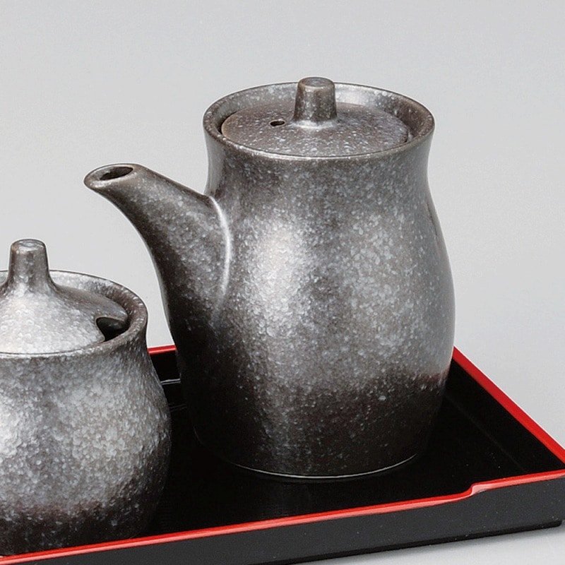 金正陶器 銀黒汁次 1個(ご注文単位1個)【直送品】