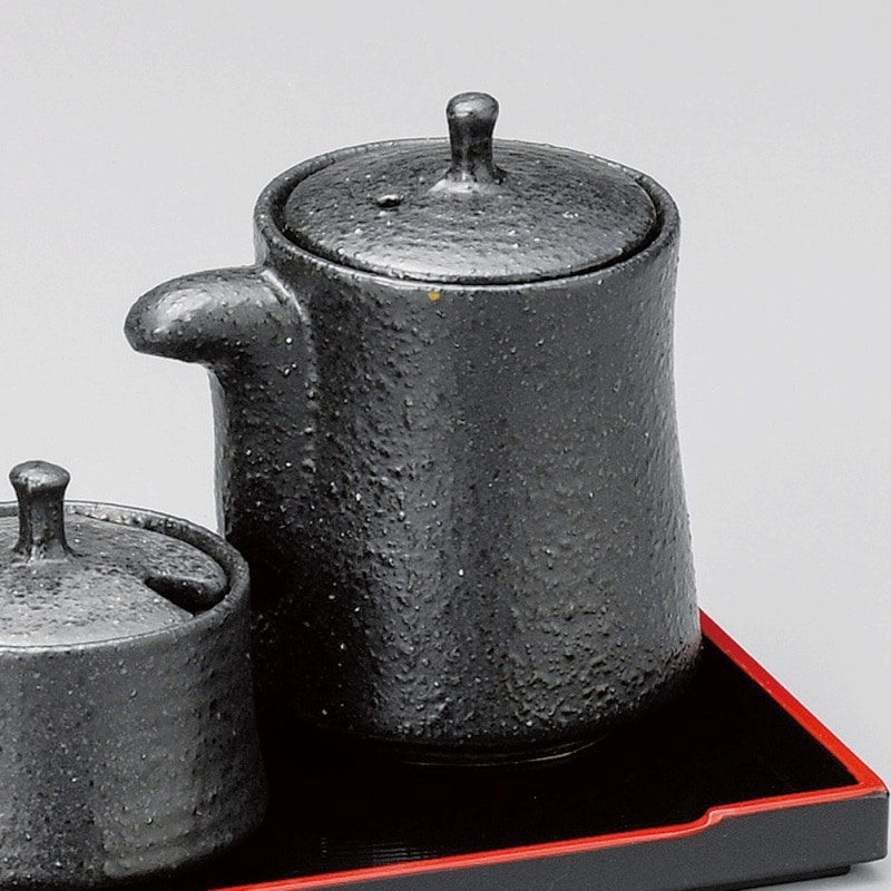 金正陶器 黒マット汁次 1個(ご注文単位1個)【直送品】