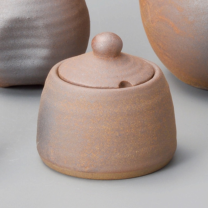 金正陶器 備前からし入 1個(ご注文単位1個)【直送品】