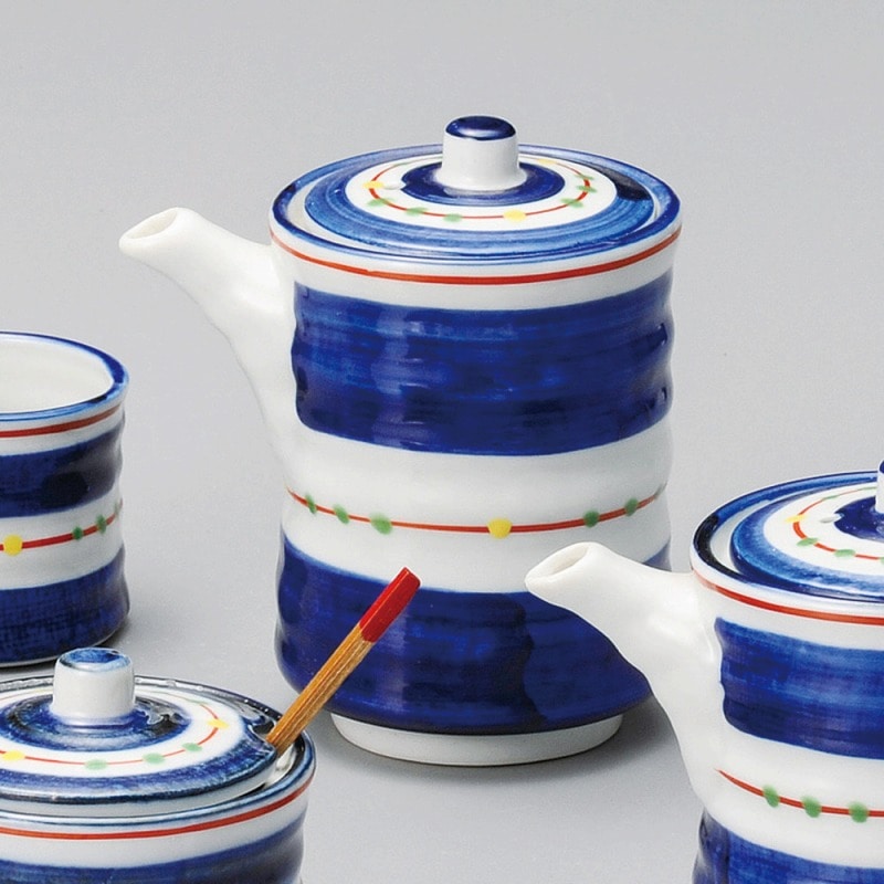 金正陶器 古染こますじ(筒型)汁次(大) 1個（ご注文単位1個）【直送品】