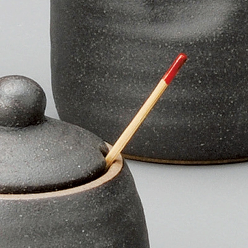 金正陶器 黒備前竹さじ 1個（ご注文単位1個）【直送品】