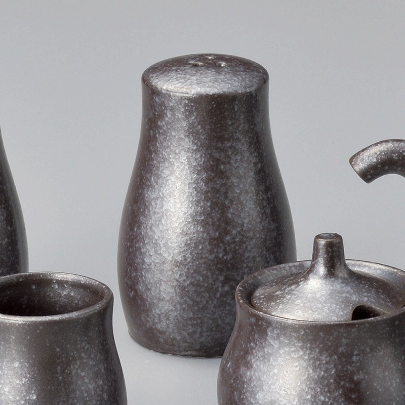 金正陶器 銀黒ｺｼｮｳ 3穴 1個（ご注文単位1個）【直送品】