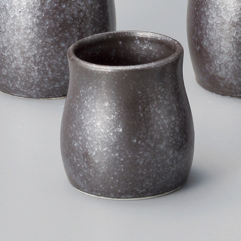 金正陶器 銀黒楊枝立 1個（ご注文単位1個）【直送品】