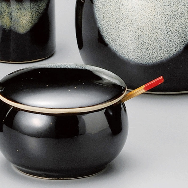 金正陶器 そば黒竹小さじ 1個（ご注文単位1個）【直送品】