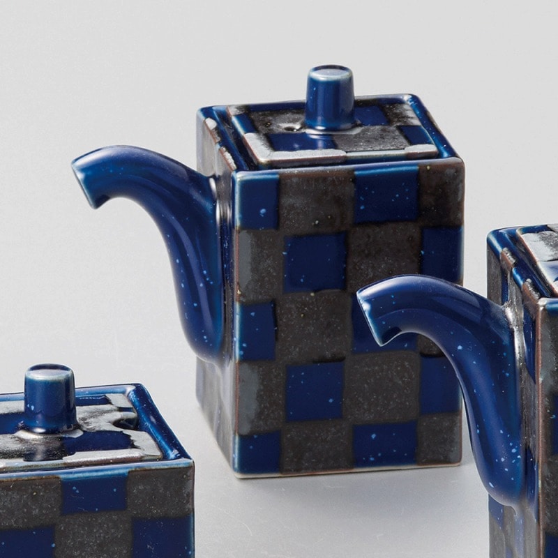 金正陶器 夜空市松角正油(大) 1個(ご注文単位1個)【直送品】