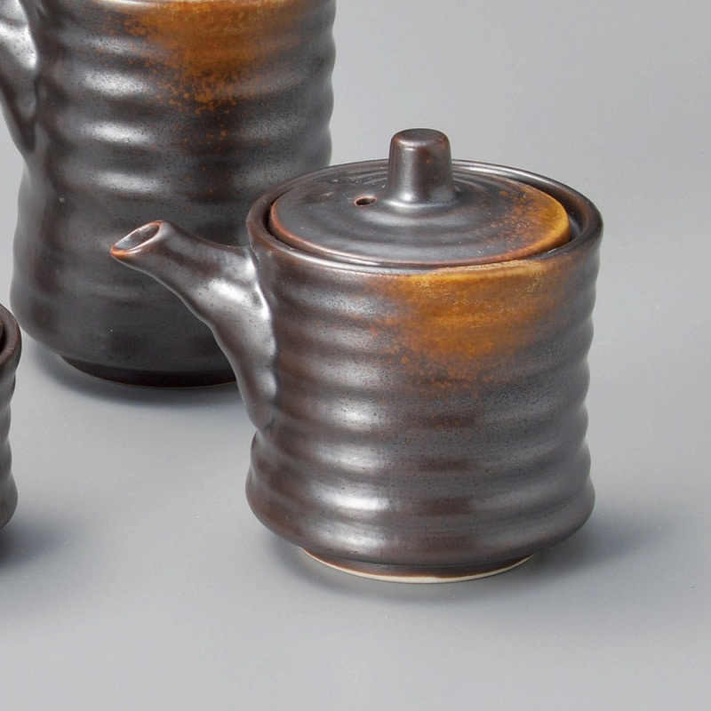 金正陶器 焼締正油入 1個(ご注文単位1個)【直送品】