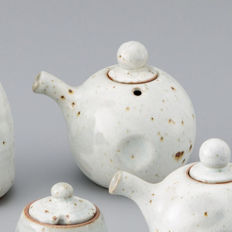 金正陶器 粉引青磁ﾍﾟｺ汁次(大) 1個（ご注文単位1個）【直送品】