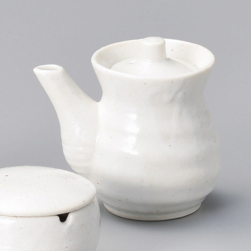 金正陶器 白志野正油入 1個(ご注文単位1個)【直送品】