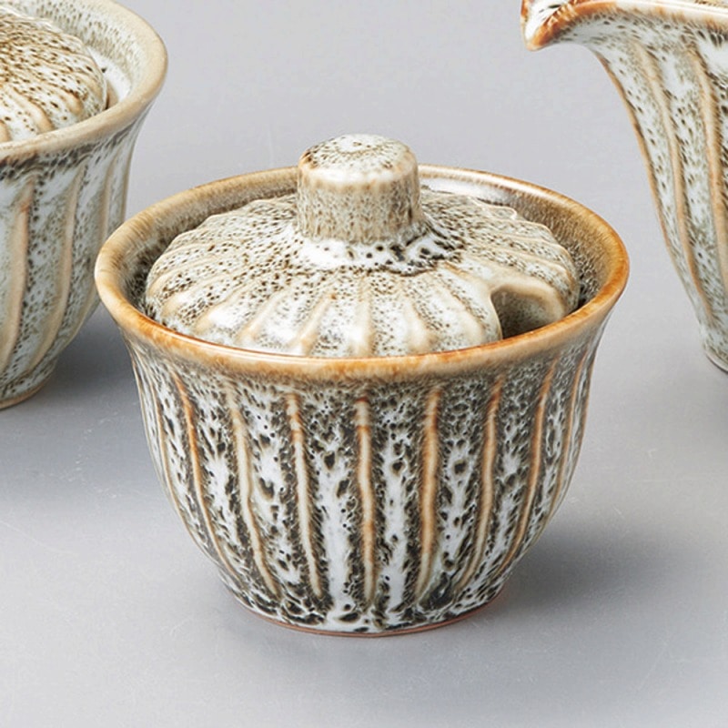 金正陶器 白柚子鎬薬味入 1個(ご注文単位1個)【直送品】