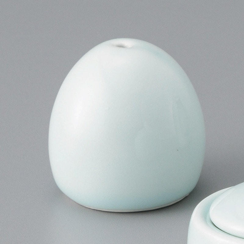 金正陶器 青白磁(玉形)一穴振掛(ﾐﾆ) 1個（ご注文単位1個）【直送品】