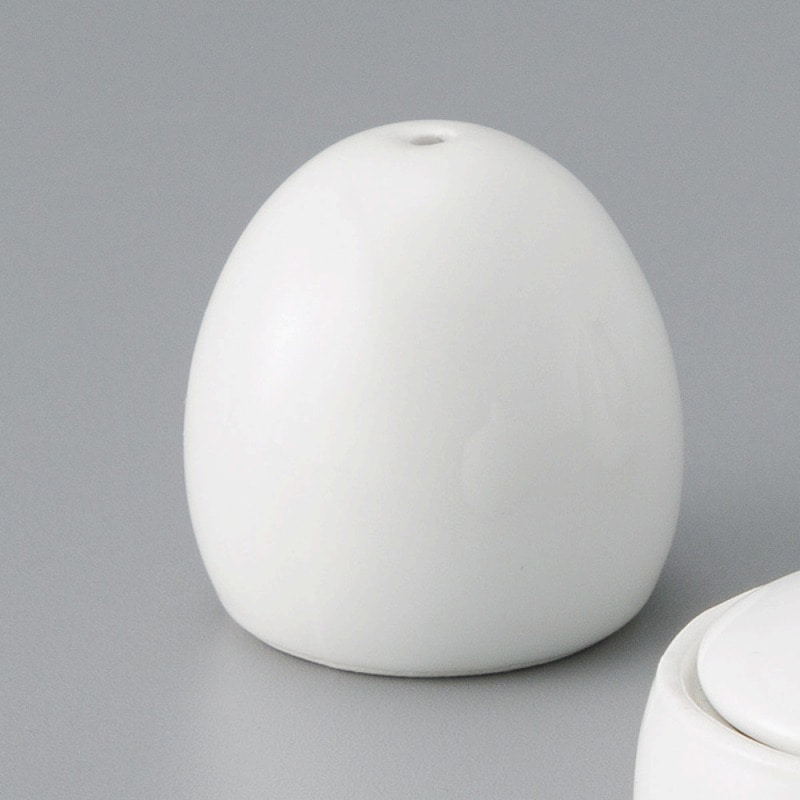 金正陶器 白磁(玉形)一穴振掛(ﾐﾆ) 1個（ご注文単位1個）【直送品】