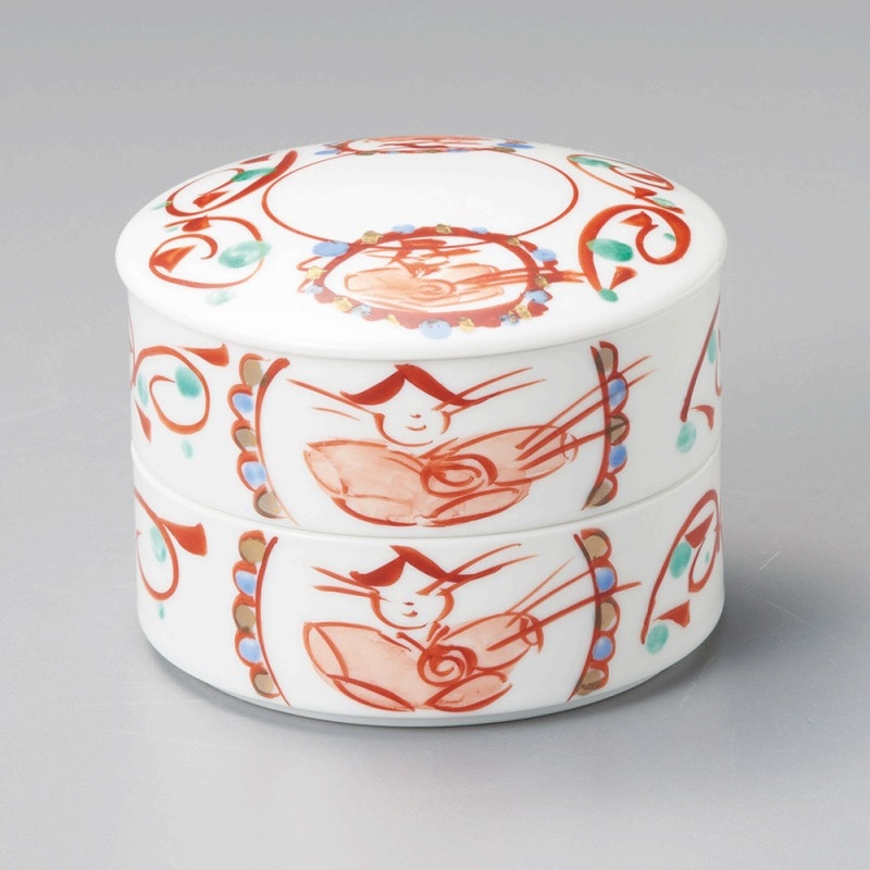 >金正陶器 手描雅1段重(M) 1個(ご注文単位1個)【直送品】