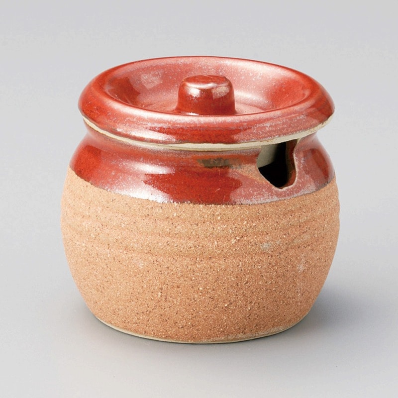 金正陶器 赤掛1号薬味入 1個(ご注文単位1個)【直送品】