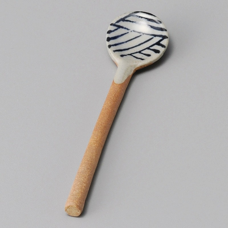 金正陶器 土物スプーンストライプ 1個(ご注文単位1個)【直送品】