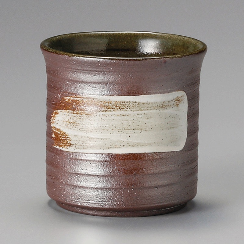 金正陶器 白刷毛目湯呑 1個(ご注文単位1個)【直送品】