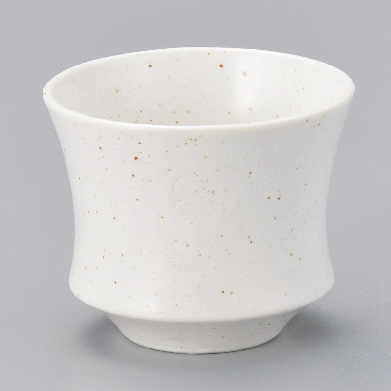 金正陶器 白備前反りカップ 1個(ご注文単位1個)【直送品】