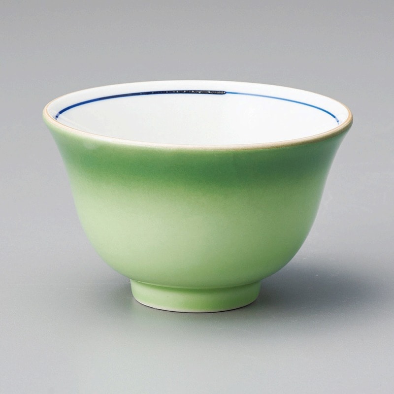 金正陶器 緑彩反煎茶(大) 1個（ご注文単位1個）【直送品】