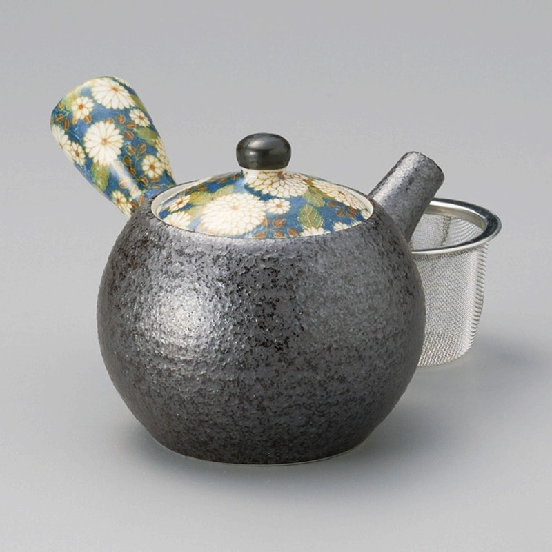 金正陶器 菊小路ミニ急須(カゴアミ付) 1個(ご注文単位1個)【直送品】