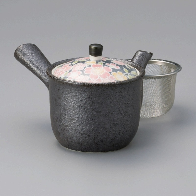 金正陶器 桜友禅急須(カゴアミ付) 1個(ご注文単位1個)【直送品】