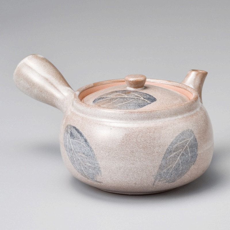 金正陶器 新木ノ葉急須(オビアミ付) 1個(ご注文単位1個)【直送品】