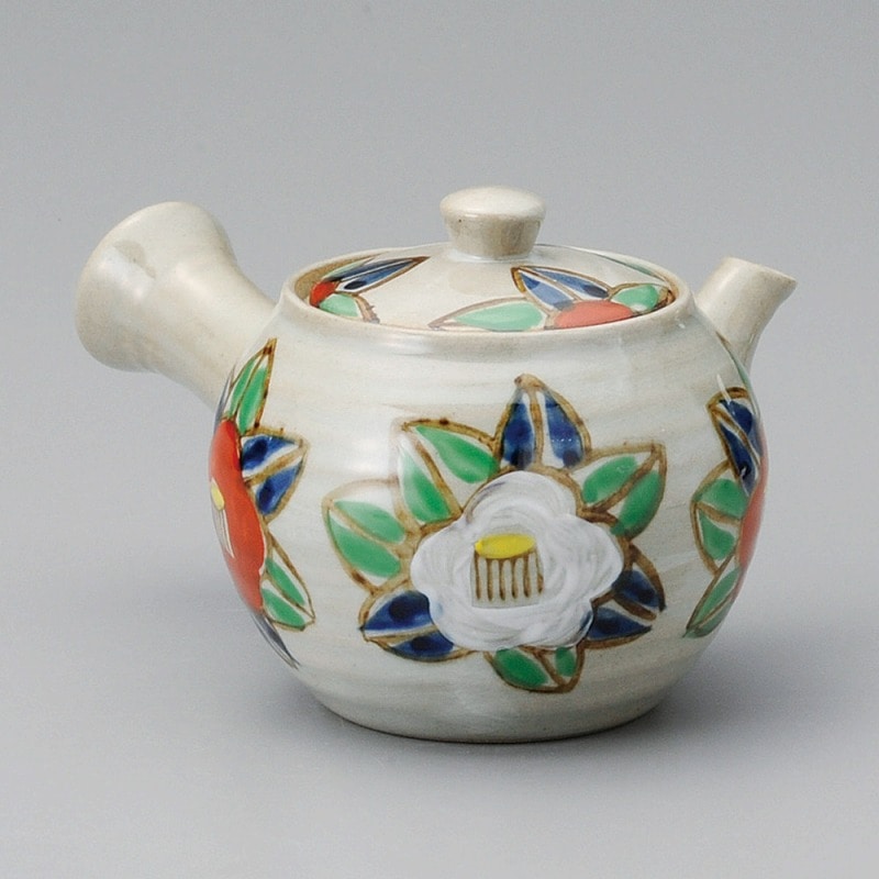 金正陶器 錦山茶花2号急須 1個(ご注文単位1個)【直送品】