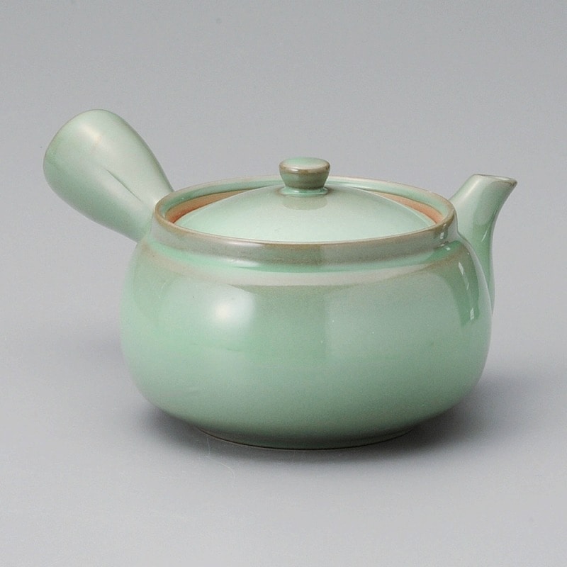 金正陶器 緑水苑平網急須 1個(ご注文単位1個)【直送品】