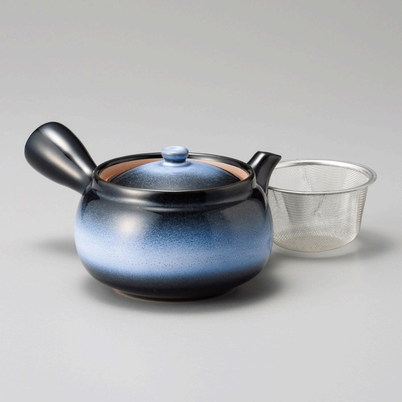 金正陶器 オーロラ急須(カゴアミ付) 1個(ご注文単位1個)【直送品】