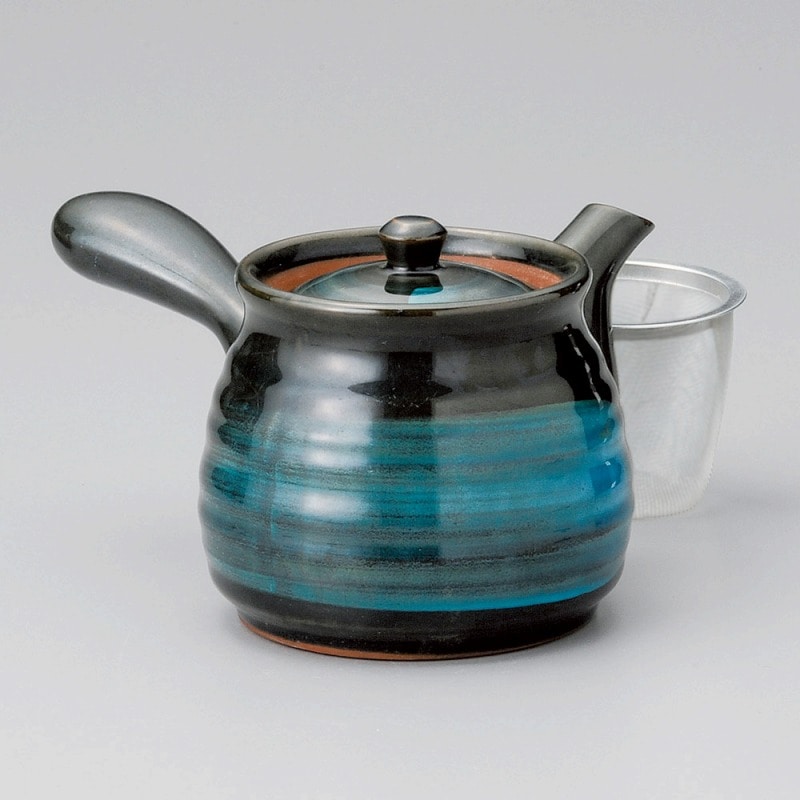 金正陶器 エメラルド六兵2.5急須(アミ付) 1個(ご注文単位1個)【直送品】