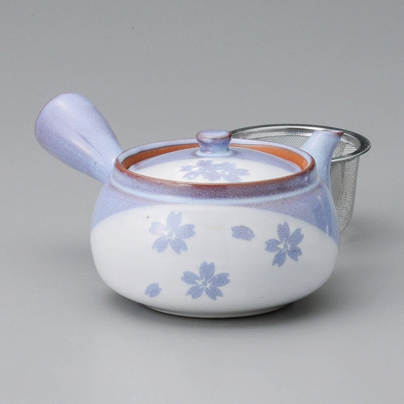 金正陶器 花しずく2.5号急須(アミ付) 1個(ご注文単位1個)【直送品】