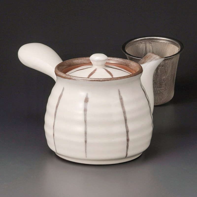 金正陶器 京十草六兵衛急須(アミ付) 1個(ご注文単位1個)【直送品】