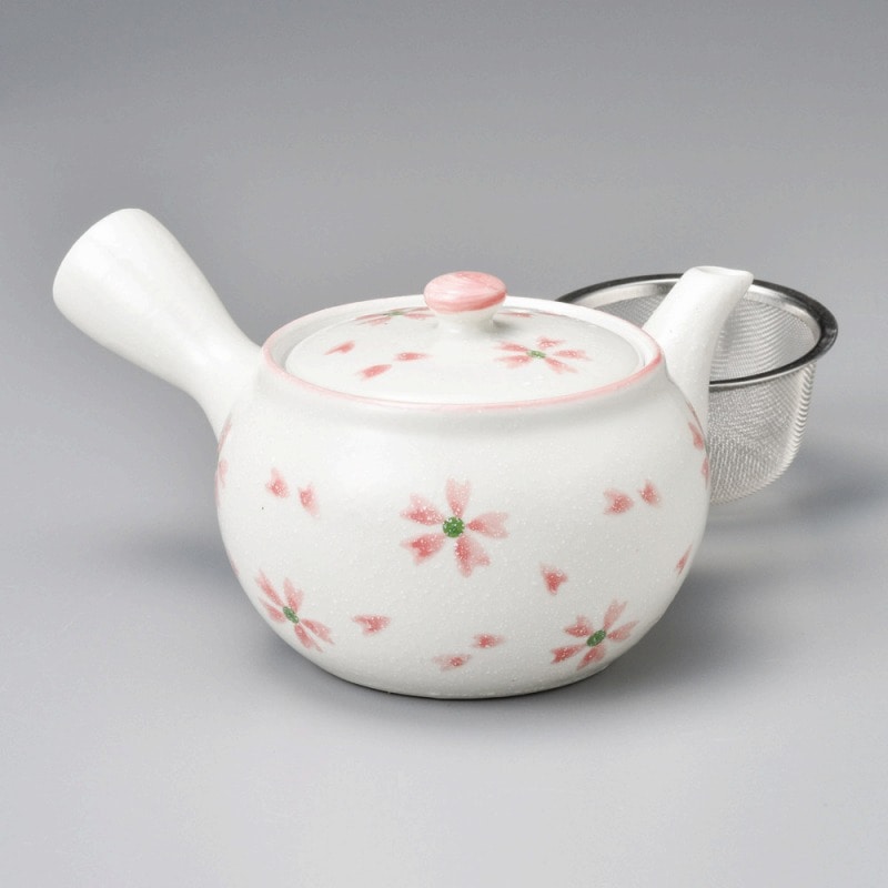 金正陶器 さくら淡雪急須 1個(ご注文単位1個)【直送品】