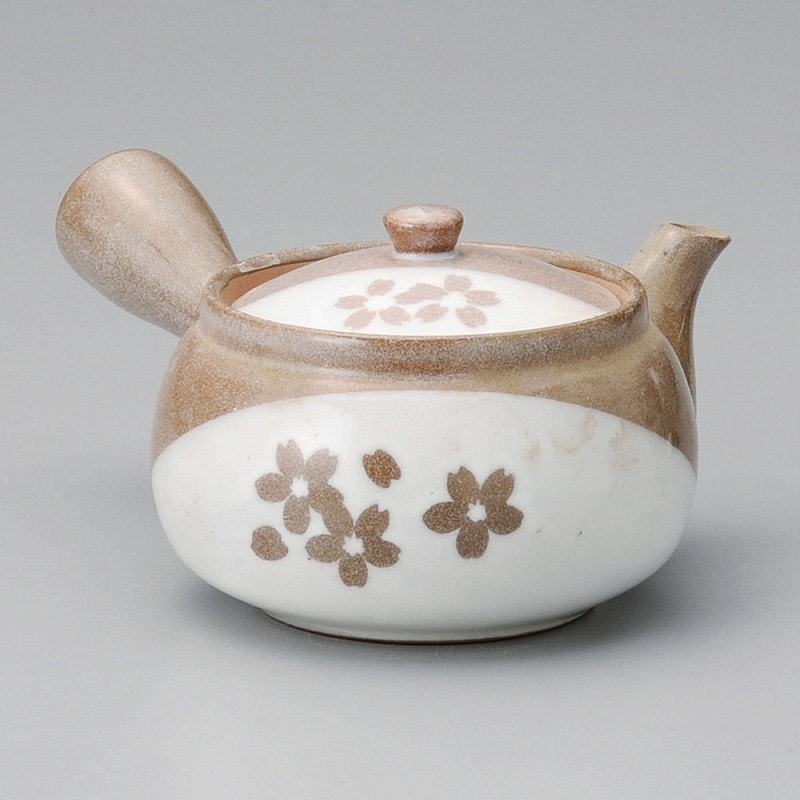 金正陶器 粉引花しずく急須(パノラマアミ付) 1個(ご注文単位1個)【直送品】