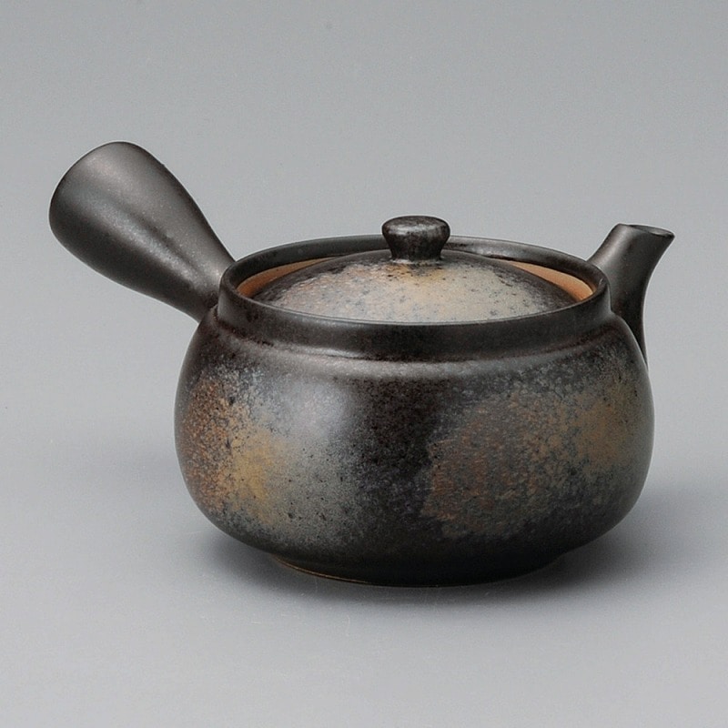 金正陶器 備前風急須(パノラマアミ付) 1個(ご注文単位1個)【直送品】