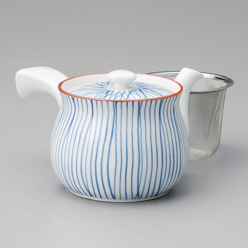 金正陶器 有田焼千筋特大急須(U) 1個(ご注文単位1個)【直送品】